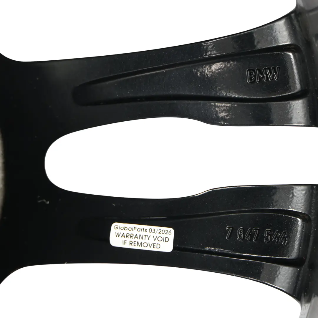 BMW F34 GT Cerchio Posteriore Lega 19" 9J ET:42 M Doppie Razze 598M - SKU 7847544-1 - Numero di parte 7847544