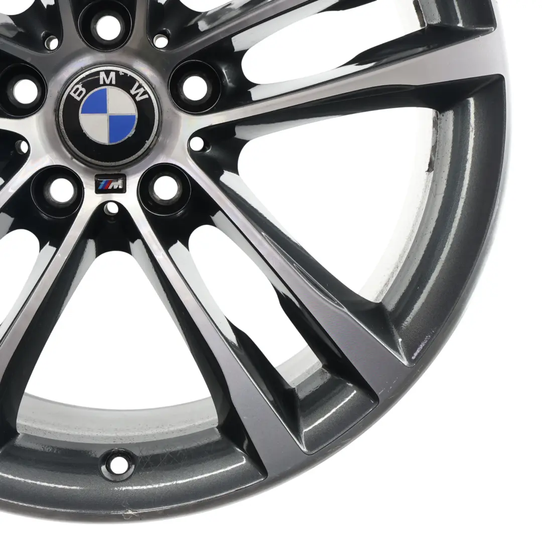 BMW F34 GT Rear Wheel Alloy Rim 19" 9J ET:42 M Double Spoke 598M - SKU 7847544-1 - Part number 7847544