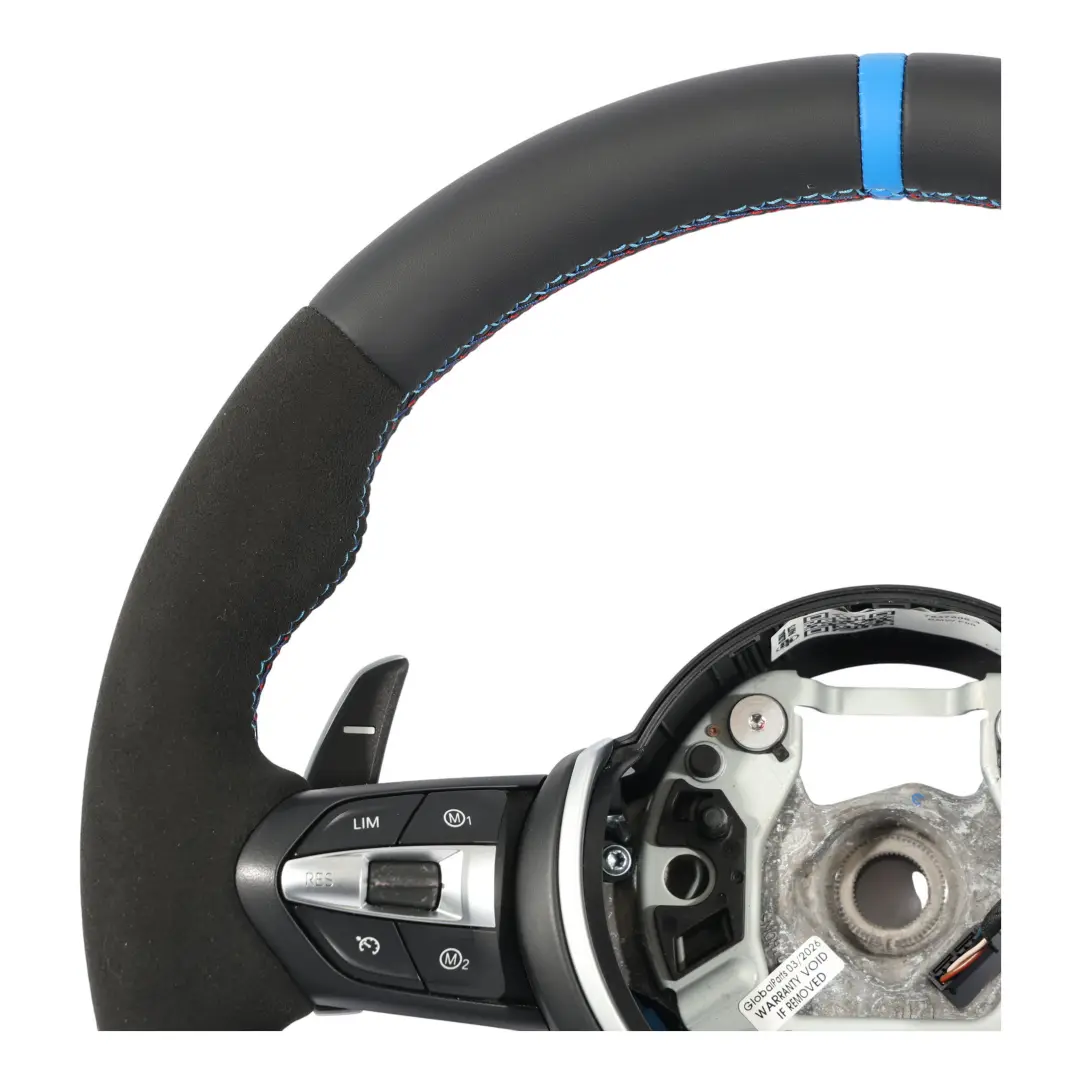 BMW F80 M3 F82 M4 F87 M2 NEU Leder / Alcantara M Sport Sportlenkrad Lenkrad - SKU 7847606-3 - Teilenummer 7847606