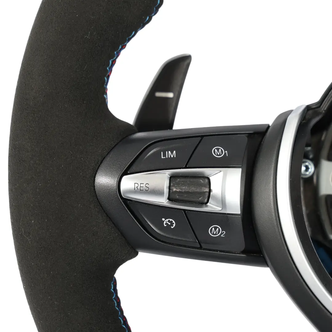 NEU Leder / Alcantara M Sport Sportlenkrad Lenkrad für BMW F80 M3 F82 M4 F87 M2 mit Teilenummer 7847606 BMW F80 M3 F82 M4 F87 M2 NEU Leder / Alcantara M Sport Sportlenkrad Lenkrad - SKU 7847606-3 - Teilenummer 7847606