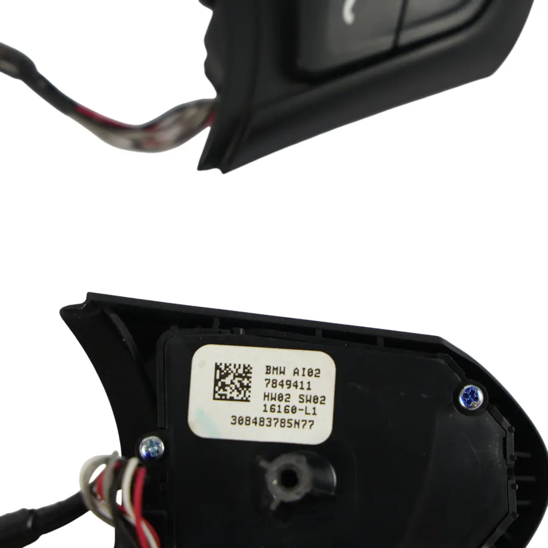 Trim Multifunction Switch M Sport Steering Wheel to BMW F20 F21 F30 Cover with Part number 7849411 BMW F20 F21 F30 Cover Trim Multifunction Switch M Sport Steering Wheel - SKU 7849411-4 - Part number 7849411