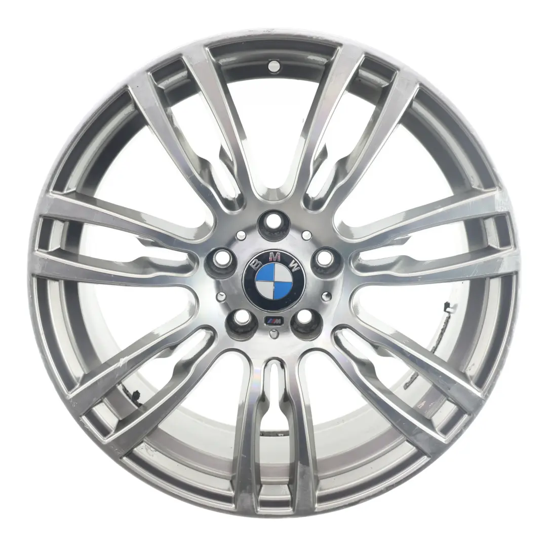 Llanta aleación gris 19" M Star Spoke 403 ET:36 8J para BMW F30 F31 F32 F33 con número de pieza 7850020 BMW F30 F31 F32 F33 Llanta aleación gris 19" M Star Spoke 403 ET:36 8J - SKU 7850020-2 - Número de pieza 7850020