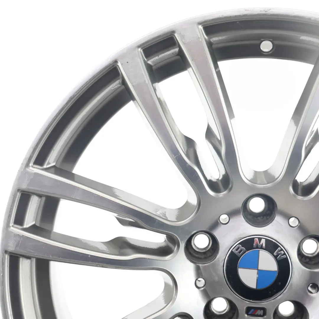 Llanta aleación gris 19" M Star Spoke 403 ET:36 8J para BMW F30 F31 F32 F33 con número de pieza 7850020 BMW F30 F31 F32 F33 Llanta aleación gris 19" M Star Spoke 403 ET:36 8J - SKU 7850020-2 - Número de pieza 7850020