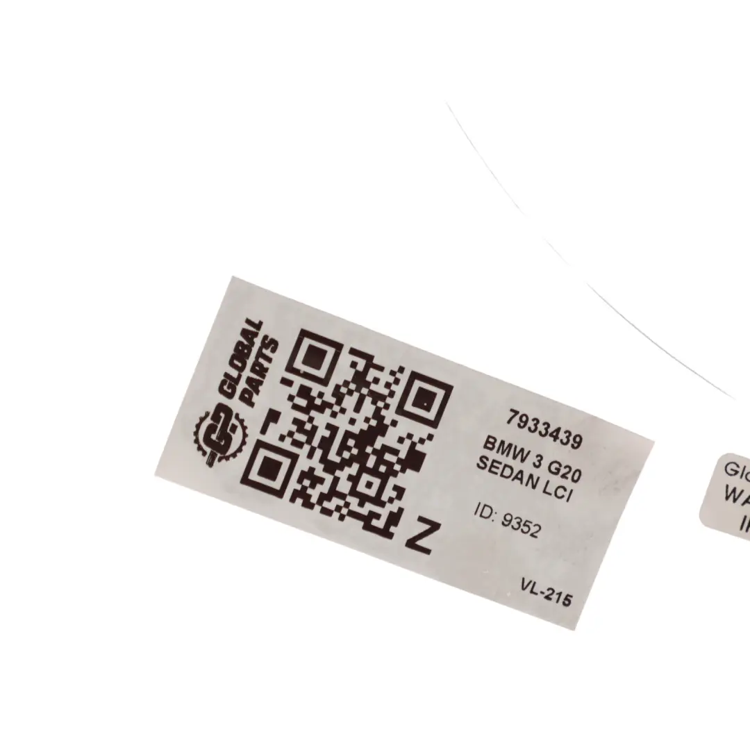 Front Door Window Glass Glazing AS2 Left N/S to BMW G20 with Part number 7933439 BMW G20 Front Door Window Glass Glazing AS2 Left N/S - SKU 7933439 - Part number 7933439