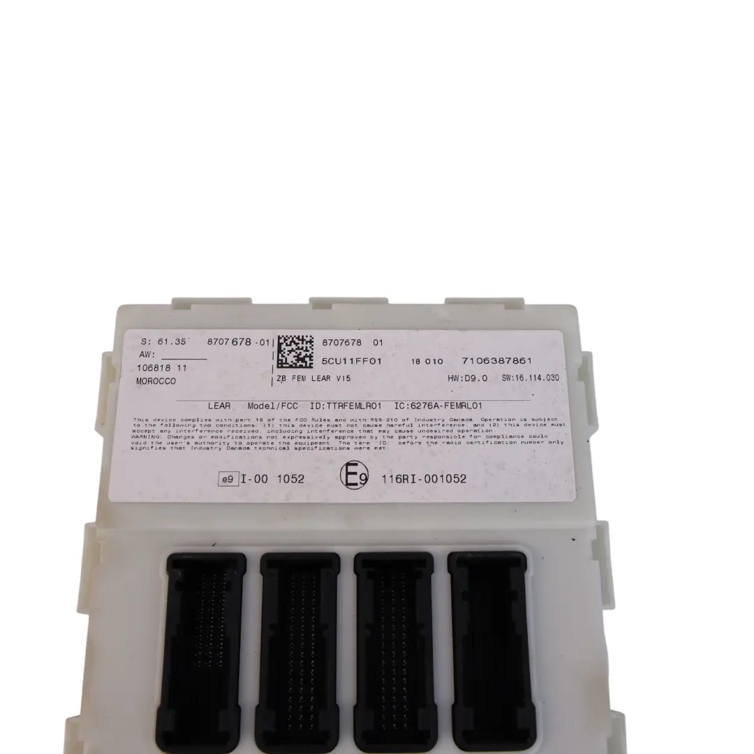 B38 136HP Engine Module Control ECU DME Kit Automatic to BMW F20 LCI 118i with Part number 7952885 BMW F20 LCI 118i B38 136HP Engine Module Control ECU DME Kit Automatic - SKU 7952885-3 - Part number 7952885