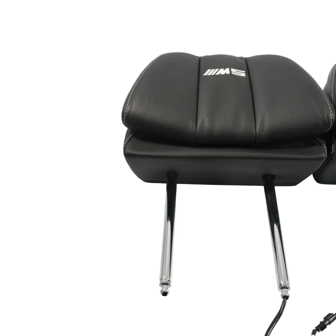 Poggiatesta Sedile Posteriore Panchina Pelle Merino Nero Set 2X per BMW F10 M5 con numero di parte 7985504 BMW F10 M5 Poggiatesta Sedile Posteriore Panchina Pelle Merino Nero Set 2X - SKU 7985504 - Numero di parte 7985504