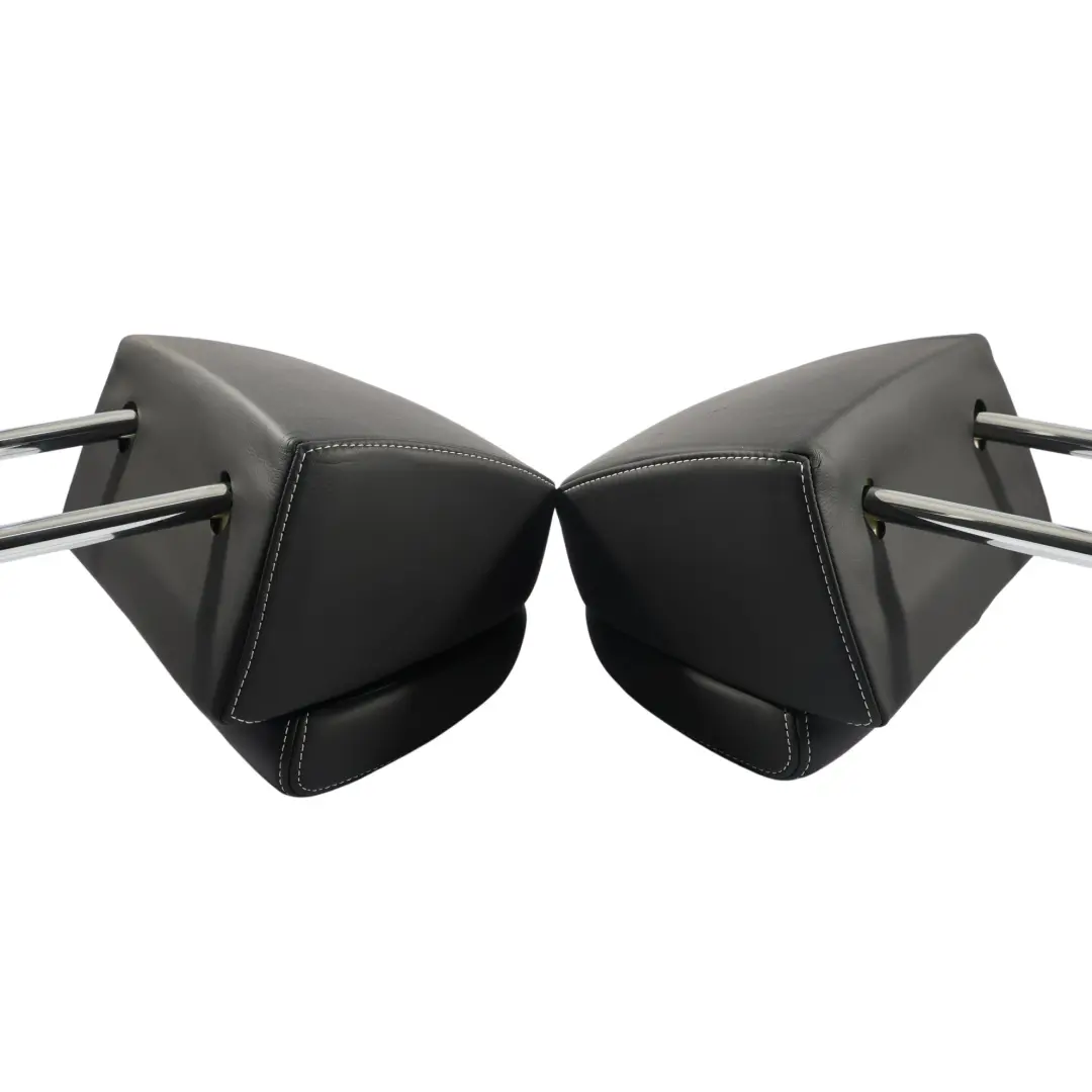 BMW F10 M5 Reposacabezas Asiento Trasero Banco Individual Cuero Merino Negro Set - SKU 7985504 - Número de pieza 7985504