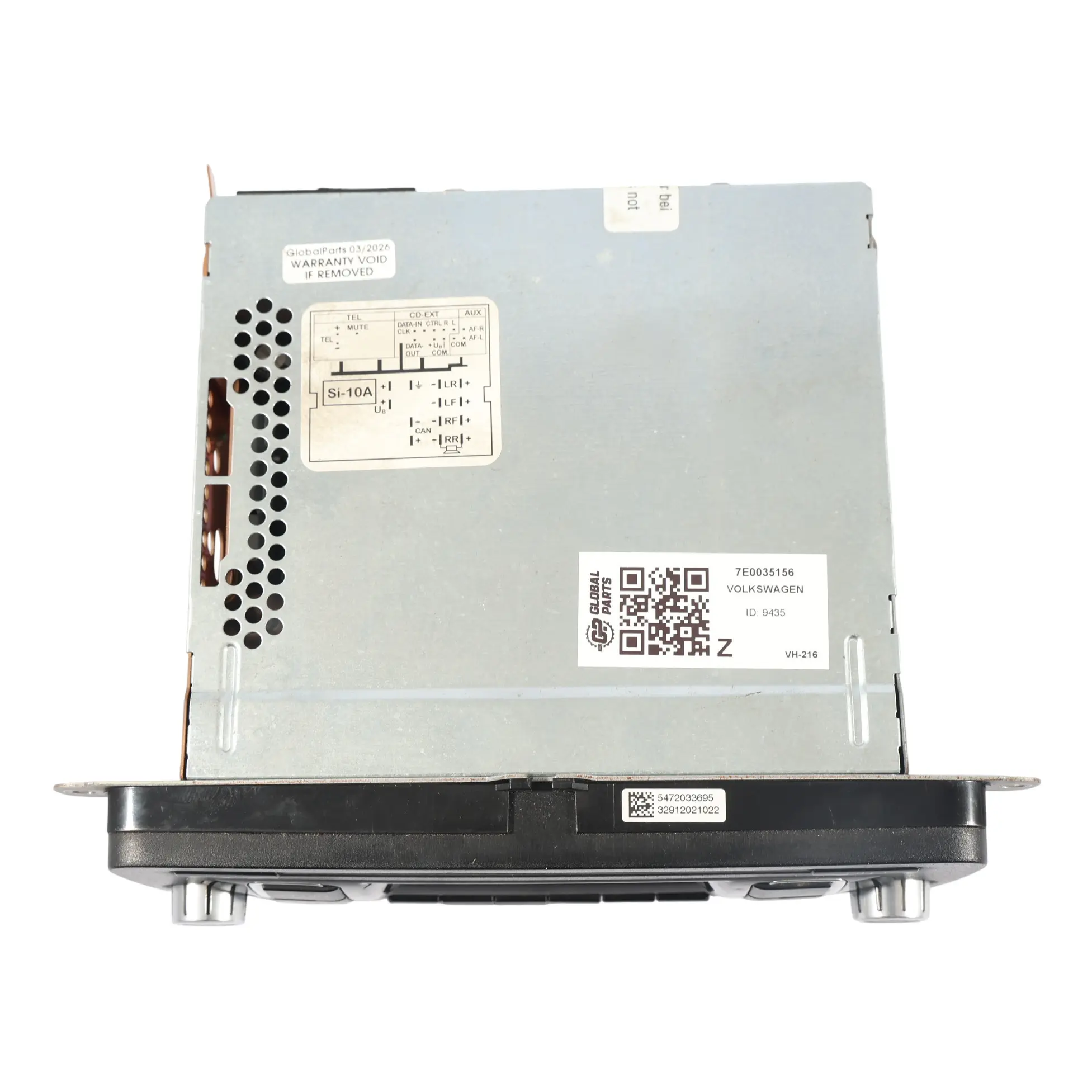 Volkswagen Transporter T5 Unità Multimediale Radio Lettore CD 7E0035156