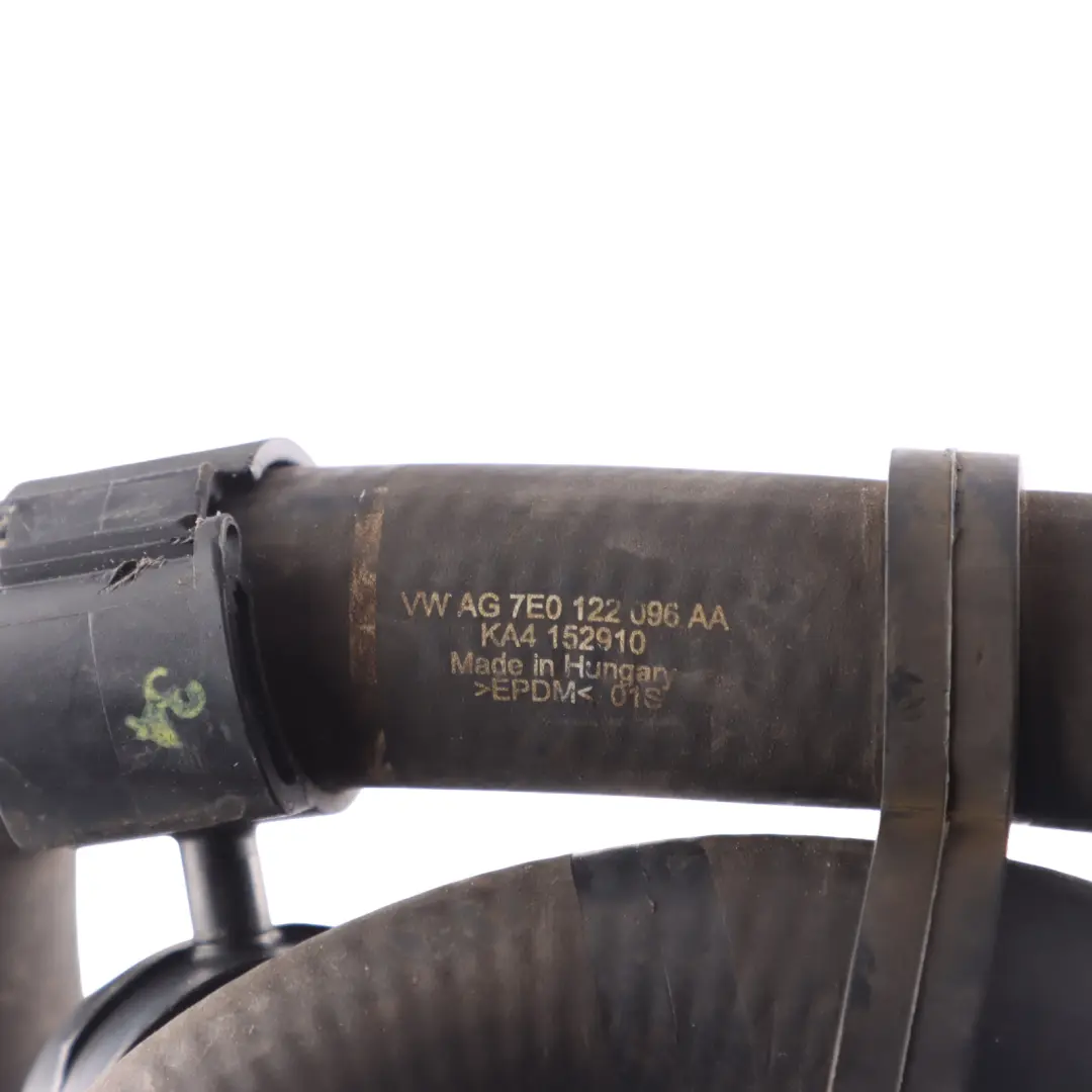 Volkswagen Transporter T6 Engine Water Coolant Pipe Hoses 2.0 TDI - SKU 7E0122096AA - Part number 7E0122096AA