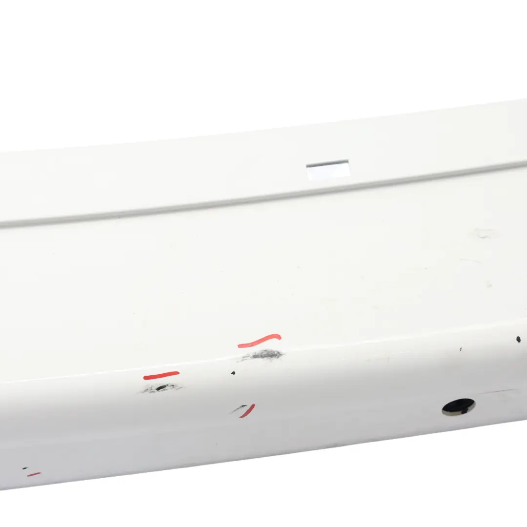 Bumper Rear Trim Panel Cover Candy White - B9A to Volkswagen VW Transporter T6 with Part number 7E0807417E Volkswagen VW Transporter T6 Bumper Rear Trim Panel Cover Candy White - B9A - SKU 7E0807417E-CAN - Part number 7E0807417E