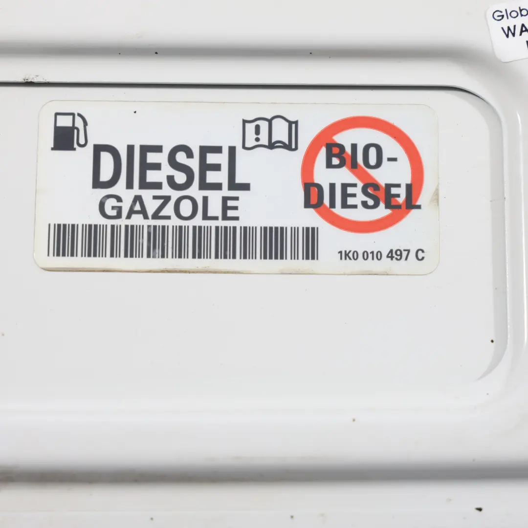Volkswagen Transporter T6 Tapa Depósito Combustible Tapa Candy White - B9A - SKU 7E0809905A-CAN - Número de pieza 7E0809905A