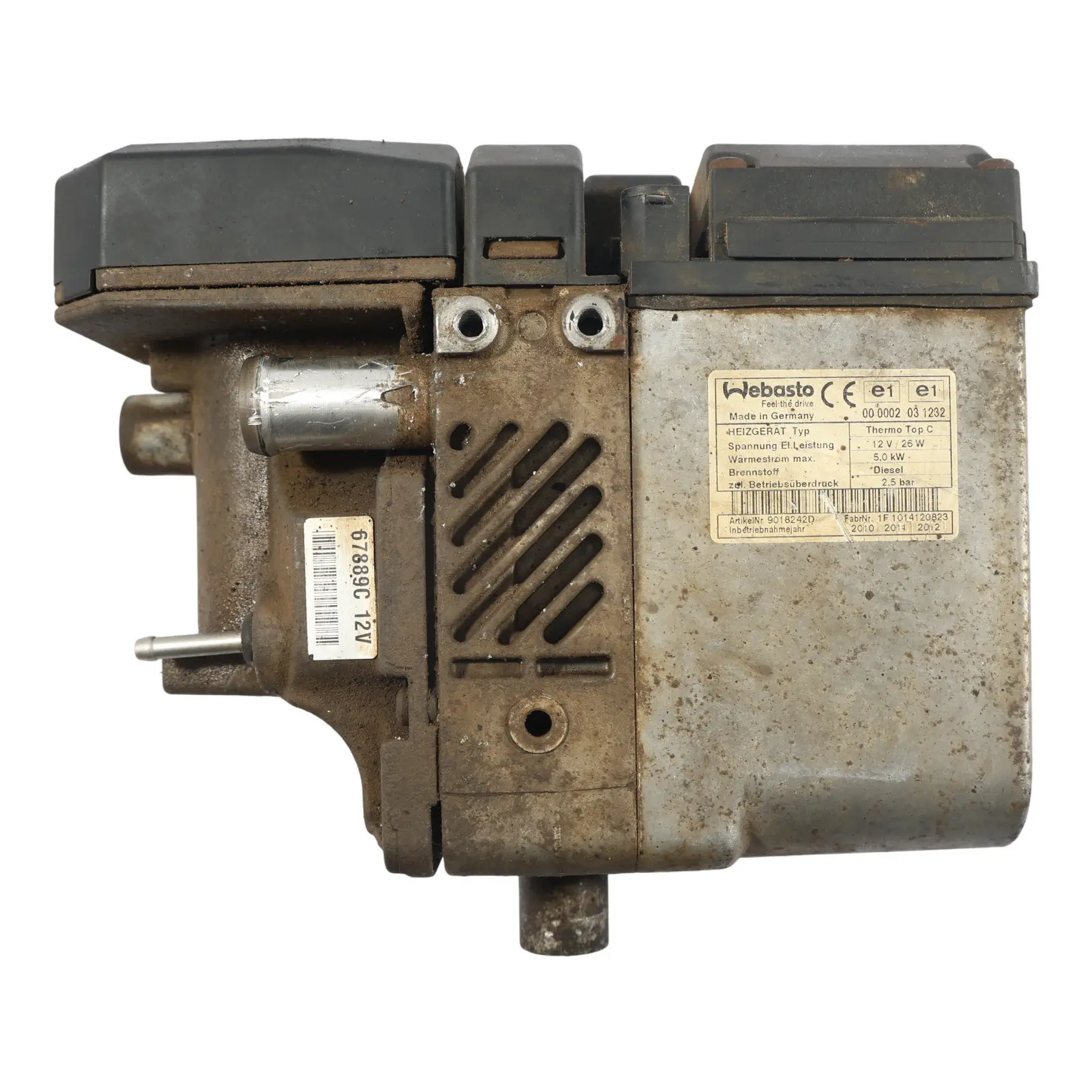 Volkswagen Transporter T5 T6 Diesel Riscaldatore Ausiliario Webasto 7E0815071A
