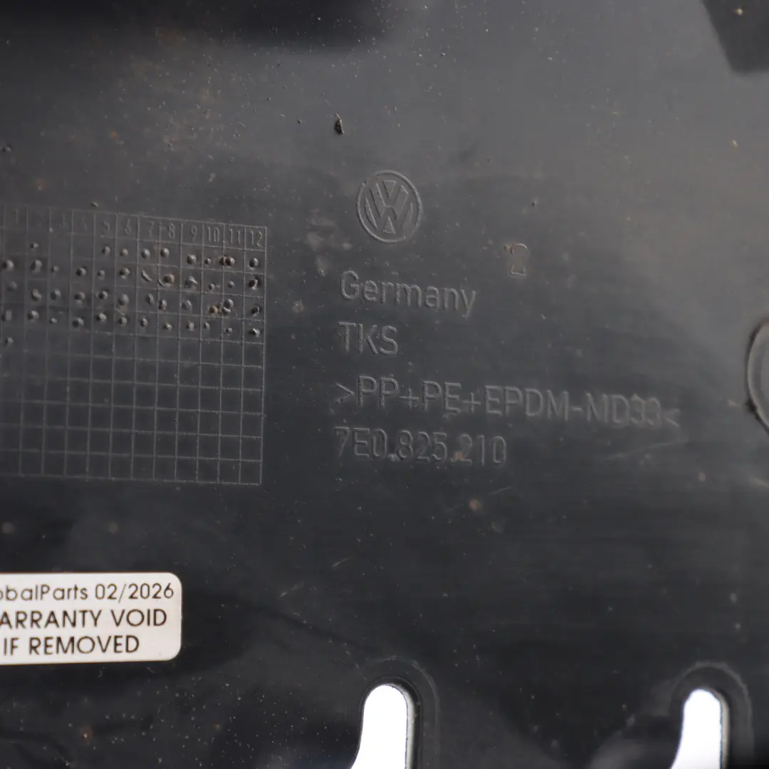 VW Transporter T6 Underbody Trim Panel Splash Guard Rear Right O/S - SKU 7E0825210 - Part number 7E0825210