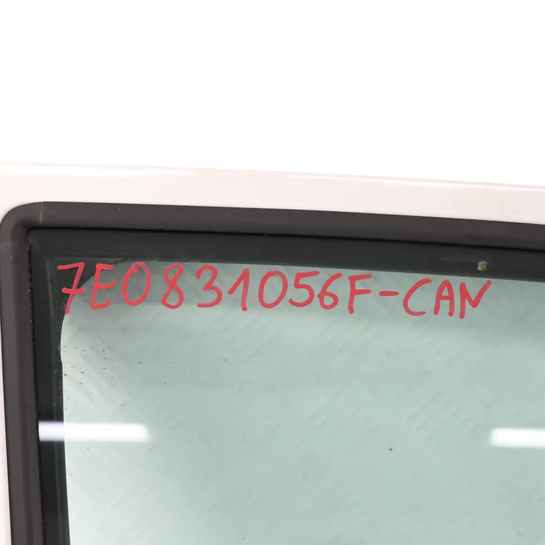 Volkswagen VW Transporter T6 Door Front Right O/S Candy White - B9A - SKU 7E0831056F-CAN - Part number 7E0831056F