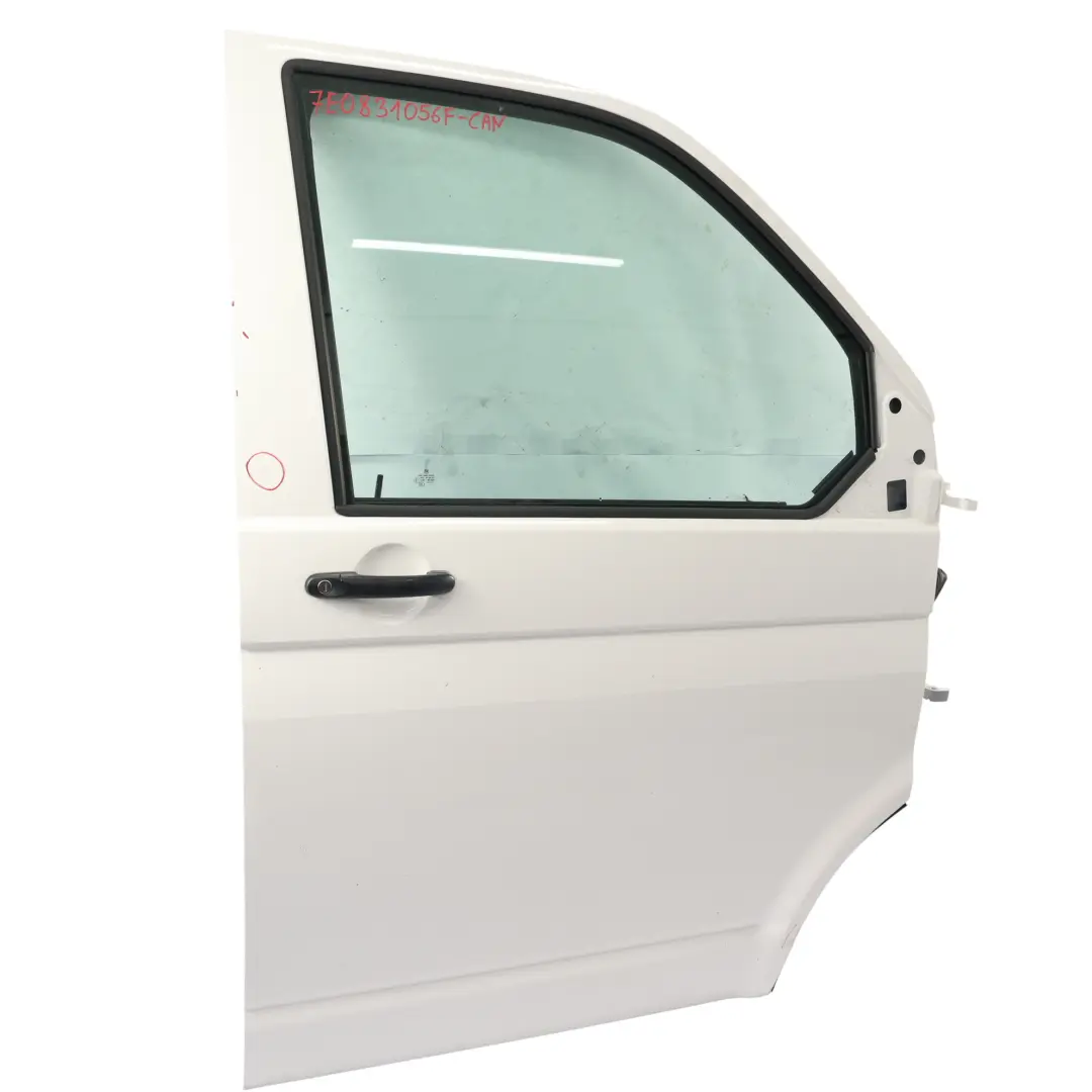 Volkswagen VW Transporter T6 Drzwi Prawe Przednie Candy White - B9A - SKU 7E0831056F-CAN - Numer Części 7E0831056F