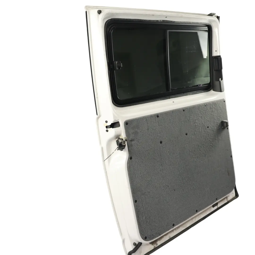 VW Transporter T6 Sliding Door Rear Left N/S Side Door Candy White - B9A - SKU 7E0843107BD-CAN - Part number 7E0843107BD