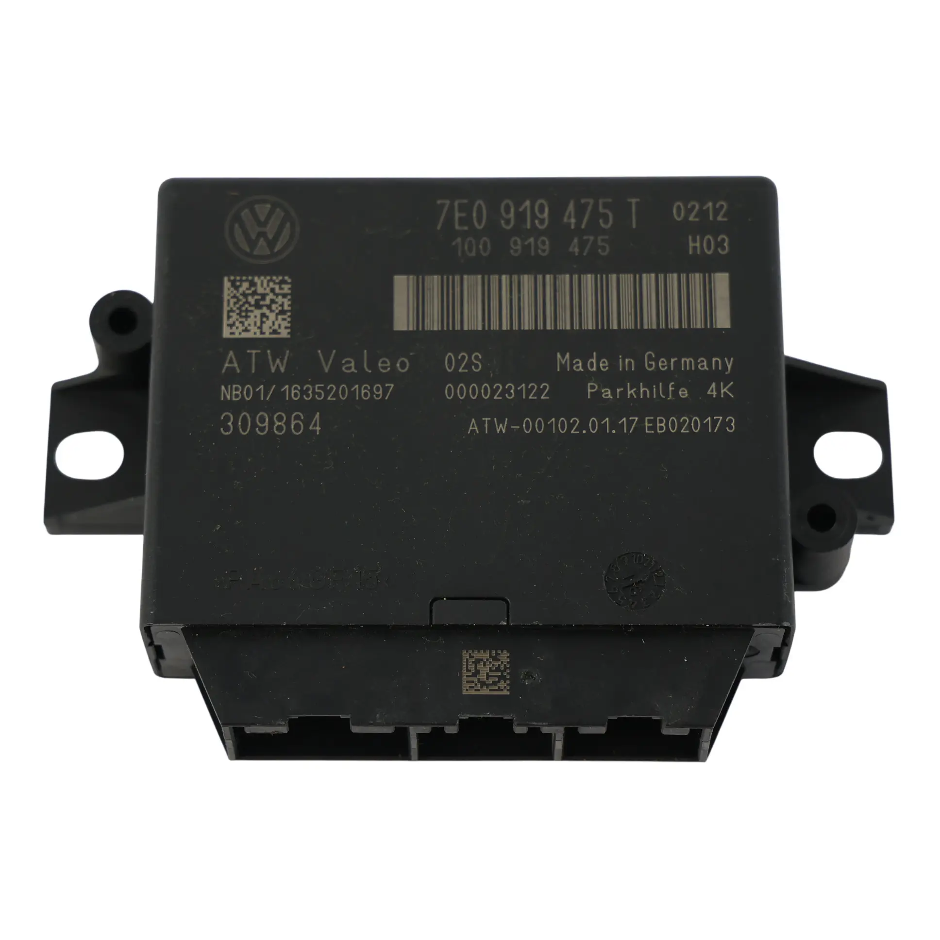 Volkswagen Transporter T6 PDC Parking Assist Aid Control Module 7E0919475T