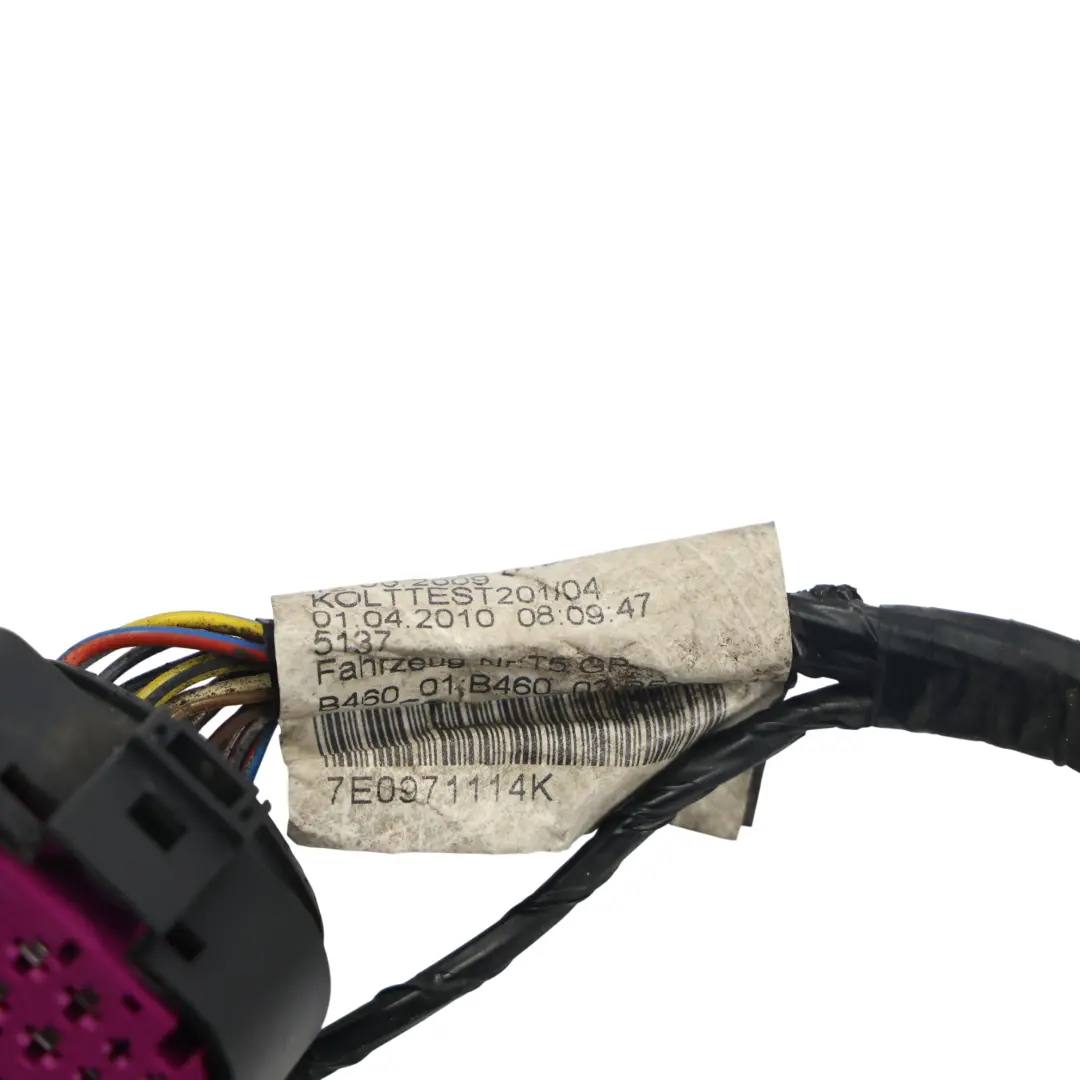 PDC Arnés Cableado Faro Delantero Izquierdo 5G0971095A para Volkswagen Transporter T5 con número de pieza 7E0971114K Volkswagen Transporter T5 PDC Arnés Cableado Faro Delantero Izquierdo 5G0971095A - SKU 7E0971114K - Número de pieza 7E0971114K