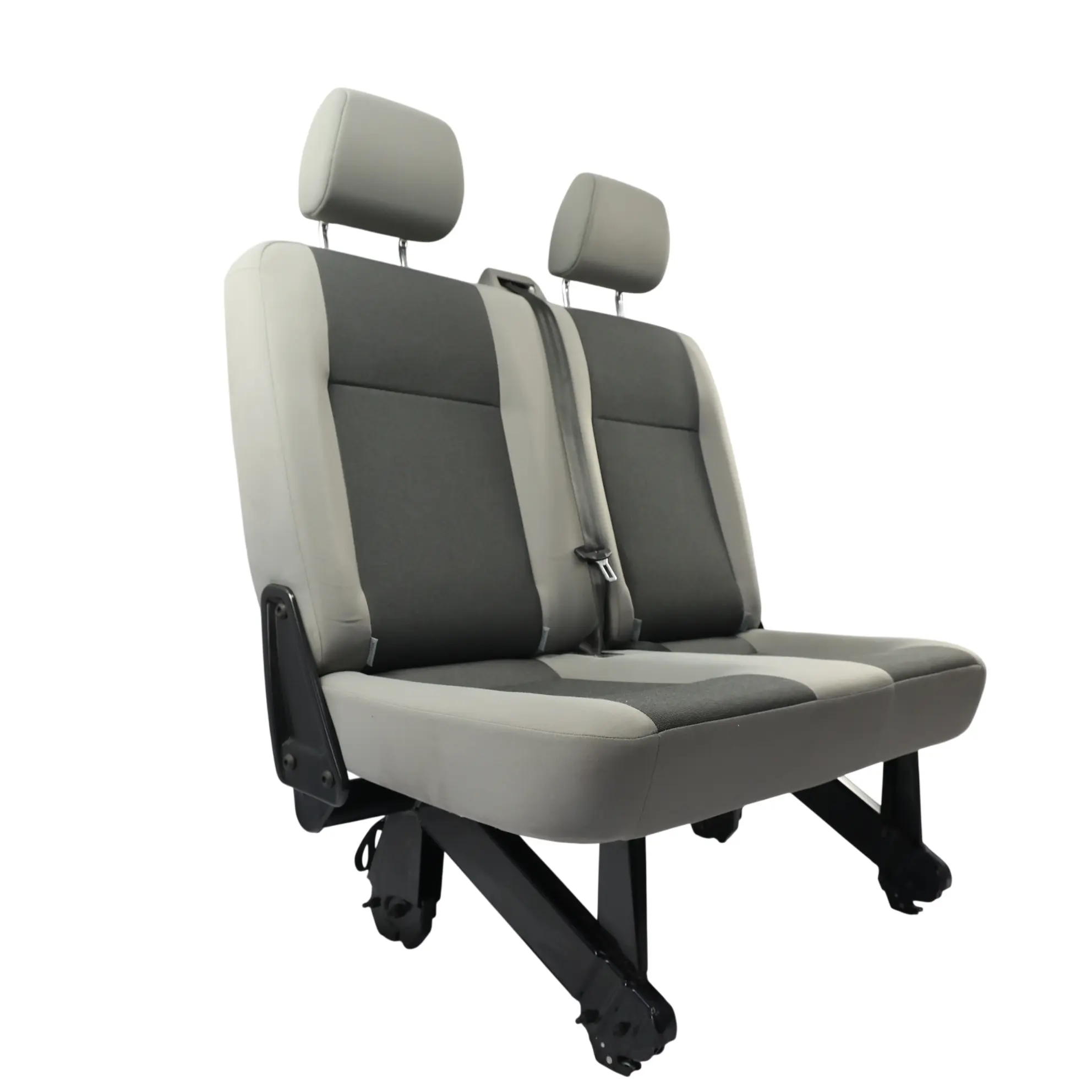 Volkswagen Transporter T6 Tylne Podwójny Fotel Czarno Szary 7E9885805P