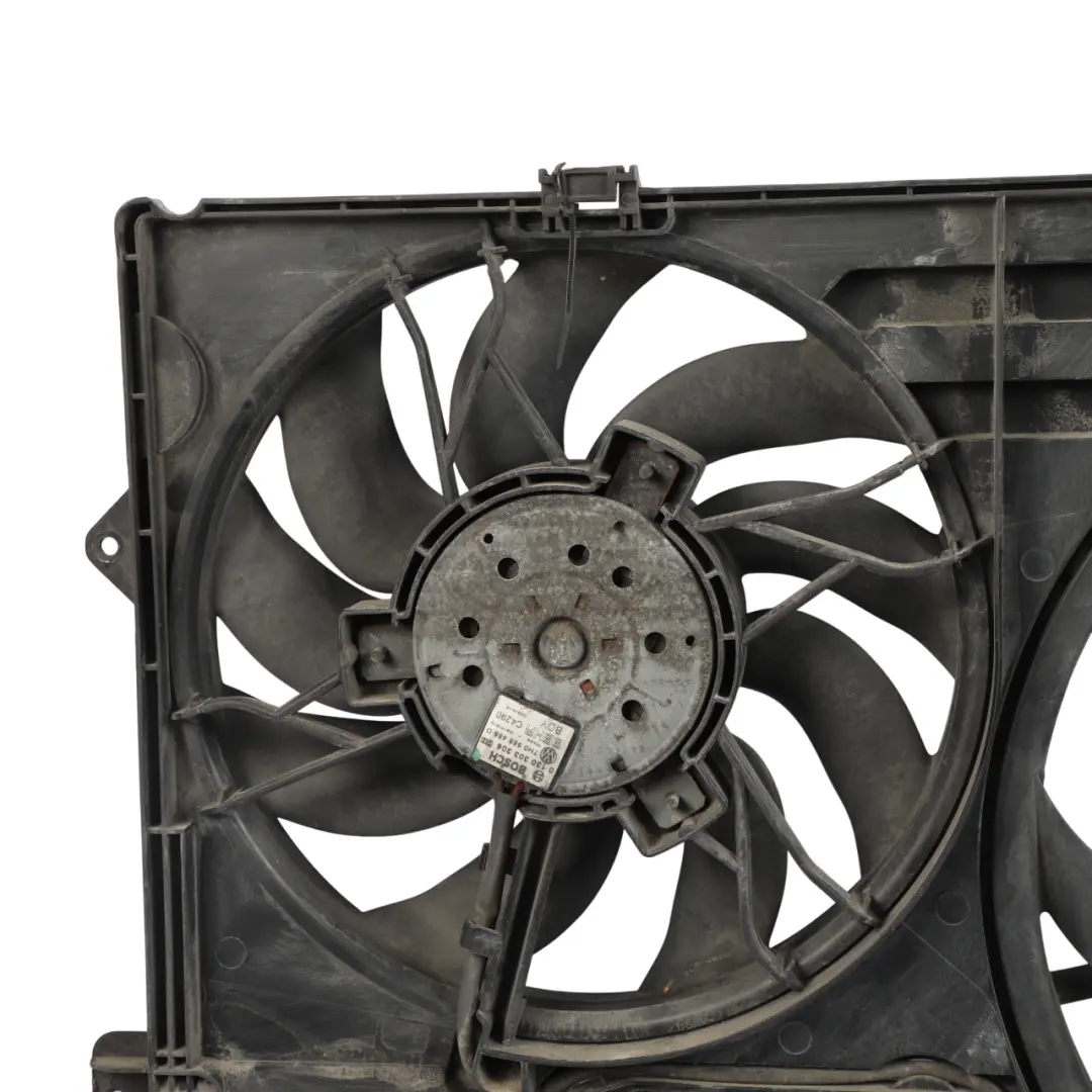 Volkswagen VW Transporter T5 Engine Cooling Twin Radiator Fan Shroud - SKU 7H0121201CN - Part number 7H0121201CN