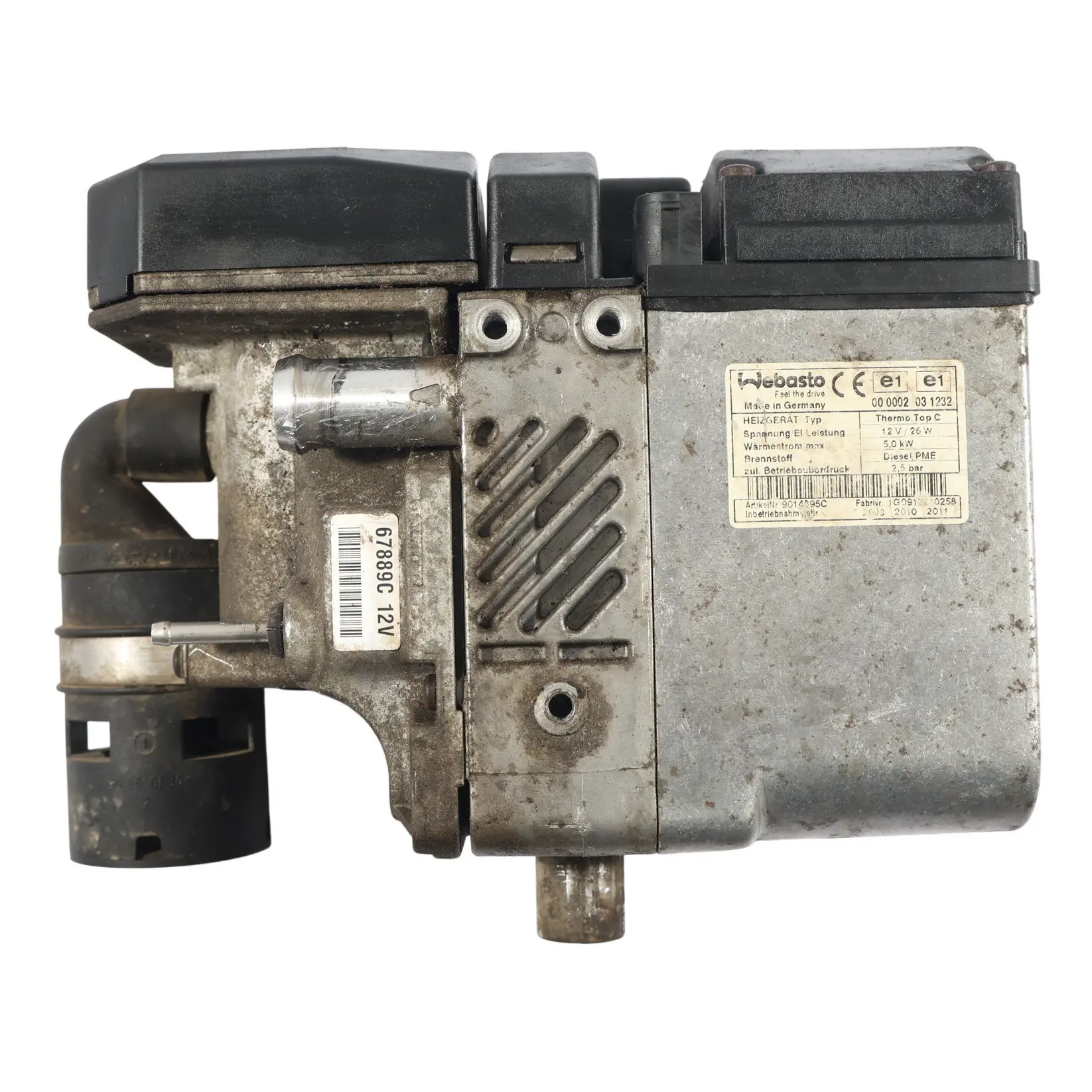 Volkswagen Transporter T5 Chauffage Auxiliaire Webasto Diesel 7H0815071F