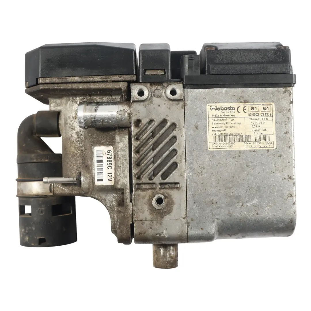 Webasto Auxiliary Heater Diesel to Volkswagen Transporter T5 with Part number 7H0815071F Volkswagen Transporter T5 Webasto Auxiliary Heater Diesel - SKU 7H0815071F - Part number 7H0815071F