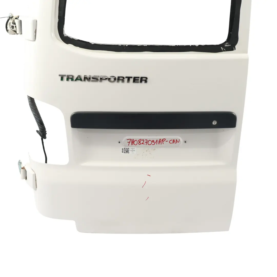 Drzwi Lewe Tylne Klapa Bagażnika Candy White - B9A do VW Transporter T6 o numerze 7H0827091AP VW Transporter T6 Drzwi Lewe Tylne Klapa Bagażnika Candy White - B9A - SKU 7H0827091AP-CAN - Numer Części 7H0827091AP