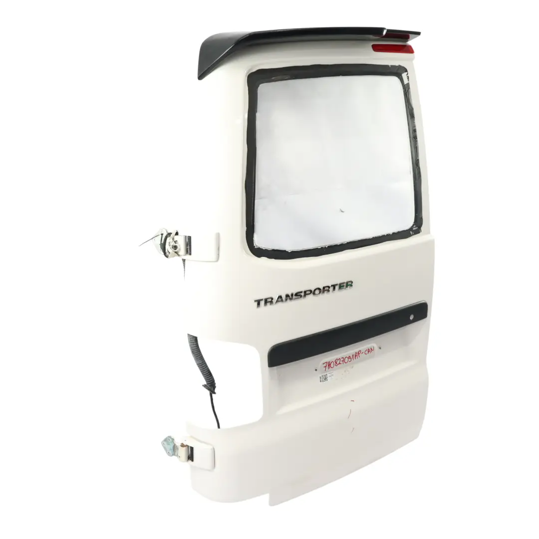 Door Left N/S Boot Tailgate Candy White - B9A to Volkswagen VW Transporter T6 Rear with Part number 7H0827091AP Volkswagen VW Transporter T6 Rear Door Left N/S Boot Tailgate Candy White - B9A - SKU 7H0827091AP-CAN - Part number 7H0827091AP