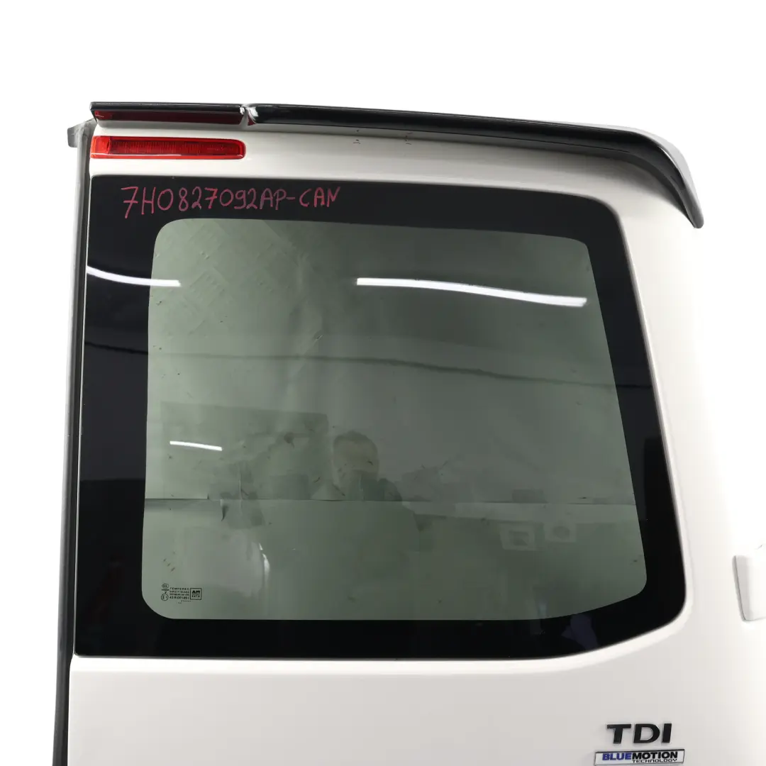 Door Right O/S Boot Tailgate Candy White - B9A to Volkswagen VW Transporter T6 Rear with Part number 7H0827092AP Volkswagen VW Transporter T6 Rear Door Right O/S Boot Tailgate Candy White - B9A - SKU 7H0827092AP-CAN - Part number 7H0827092AP
