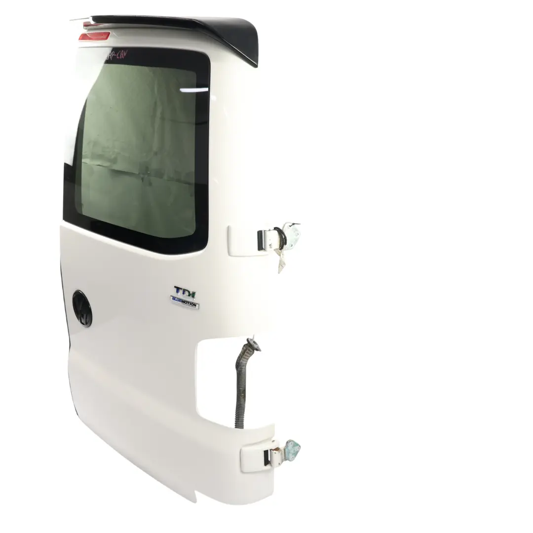 Volkswagen VW Transporter T6 Rear Door Right O/S Boot Tailgate Candy White - B9A - SKU 7H0827092AP-CAN - Part number 7H0827092AP