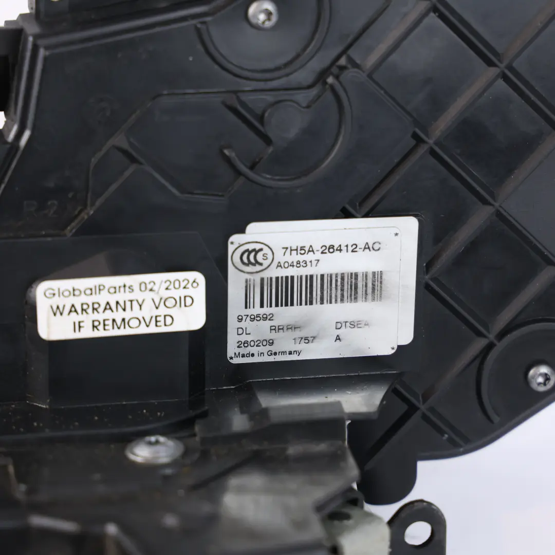 Serratura Porta Posteriore Destro per Land Rover Discovery 3 L319 con numero di parte 7H5A-26412-AC Land Rover Discovery 3 L319 Serratura Porta Posteriore Destro - SKU 7H5A-26412-AC-1 - Numero di parte 7H5A-26412-AC