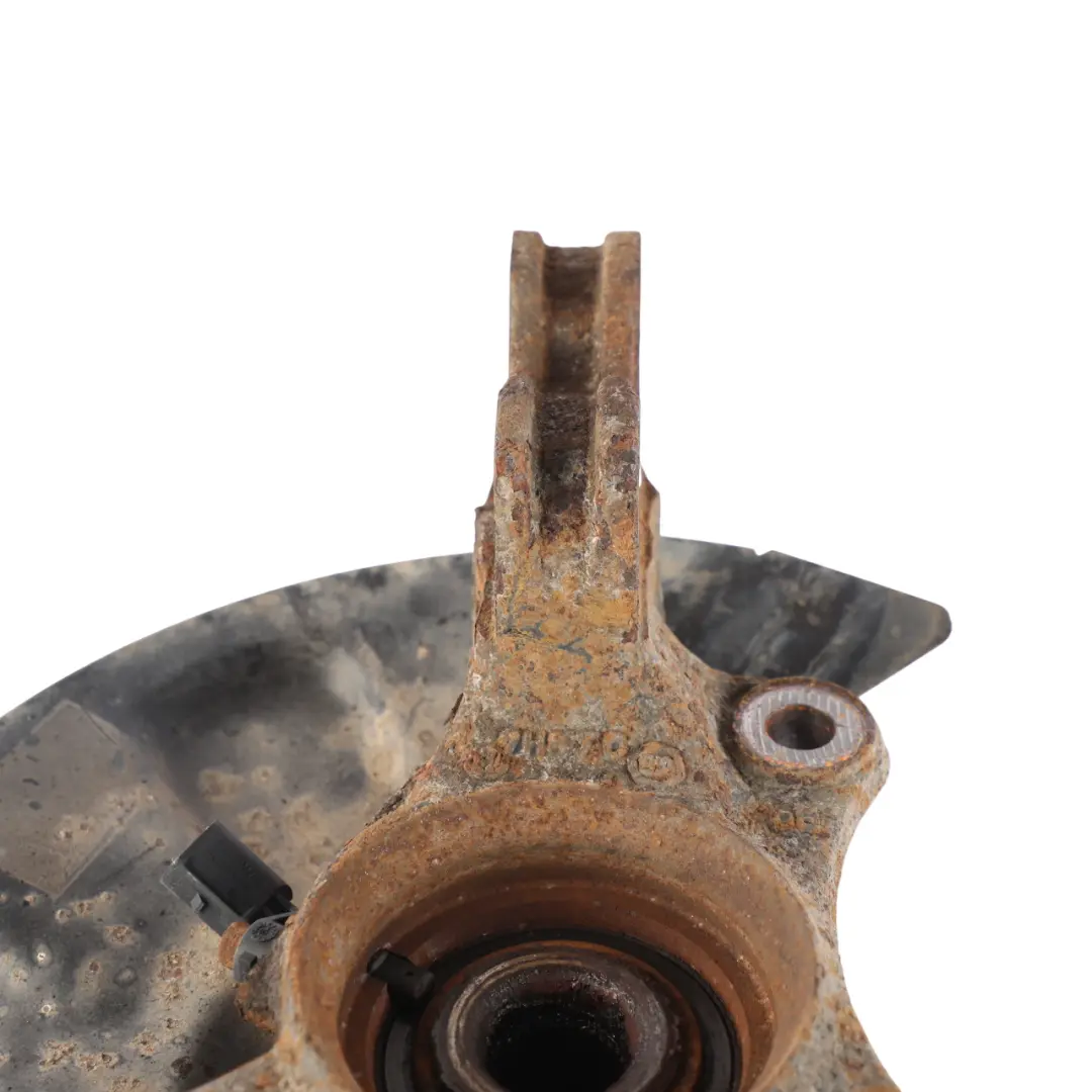 VW Volkswagen Transporter T5 Front Axle Wheel Hub Knuckle Left N/S - SKU 7H8407257C-1 - Part number 7H8407257C