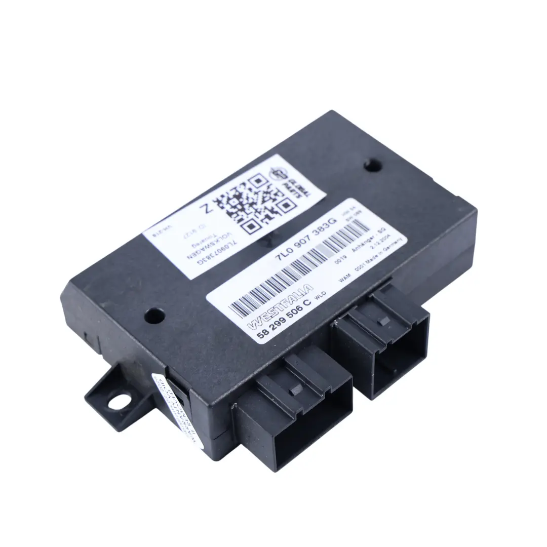 Barra Remolque Remolque Módulo Control Unidad para Porsche Cayenne 9PA con número de pieza 7L0907383G Porsche Cayenne 9PA Barra Remolque Remolque Módulo Control Unidad - SKU 7L0907383G - Número de pieza 7L0907383G