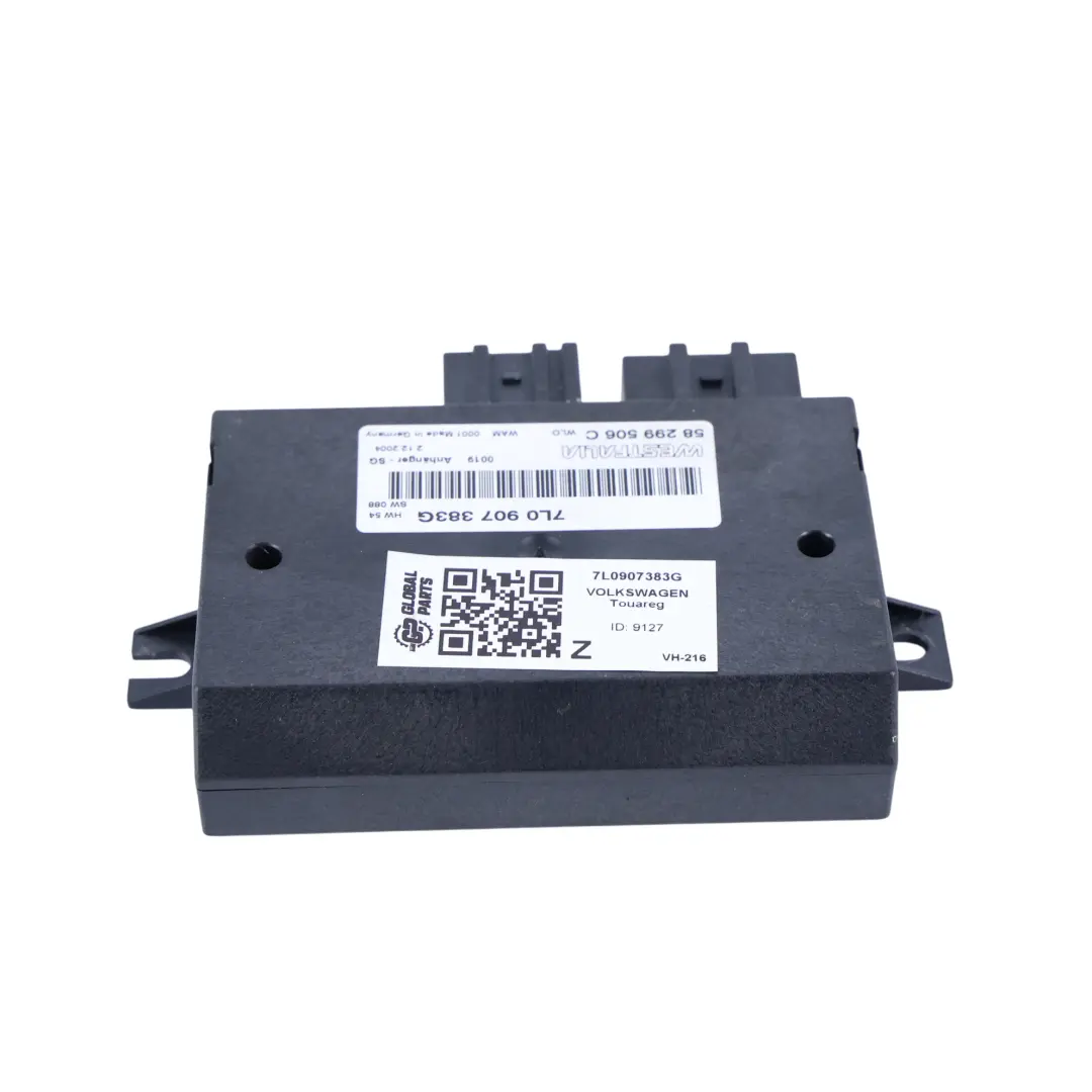 Porsche Cayenne 9PA Barra Traino Unità Modulo Controllo Traino - SKU 7L0907383G - Numero di parte 7L0907383G