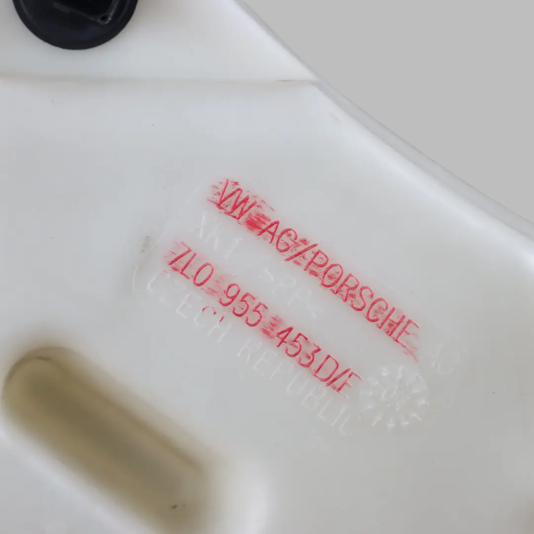Windscreen Washer Reservoir Tank 95552870400 to Porsche Cayenne 9PA with Part number 7L09557453D Porsche Cayenne 9PA Windscreen Washer Reservoir Tank 95552870400 - SKU 7L09557453D - Part number 7L09557453D
