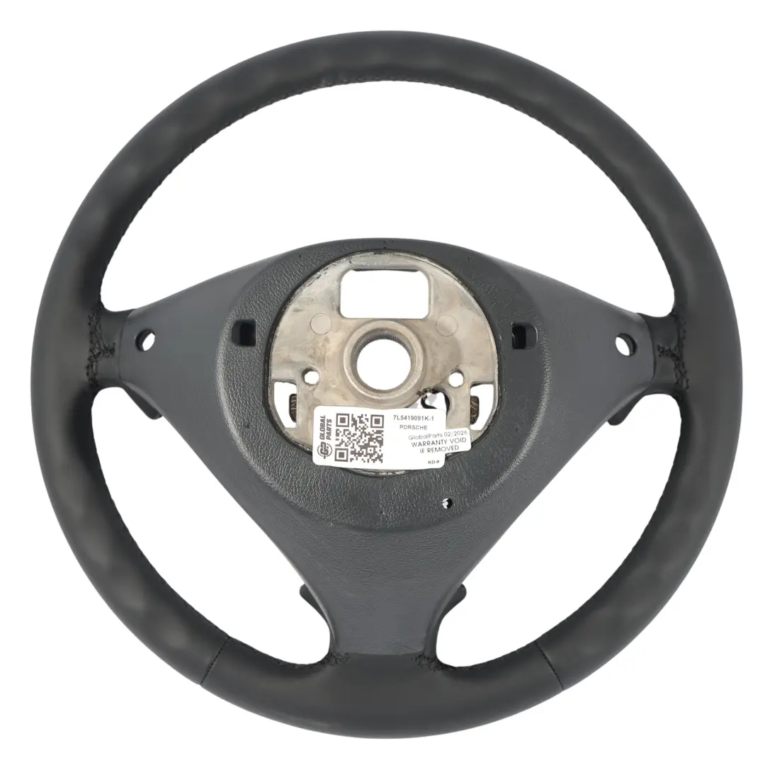 957 Volant NEUF En Cuir Noir pour Porsche Cayenne 9PA 955 à propos du numéro de pièce 7L5419091K Porsche Cayenne 9PA 955 957 Volant NEUF En Cuir Noir - SKU 7L5419091K-1 - Numéro de pièce 7L5419091K