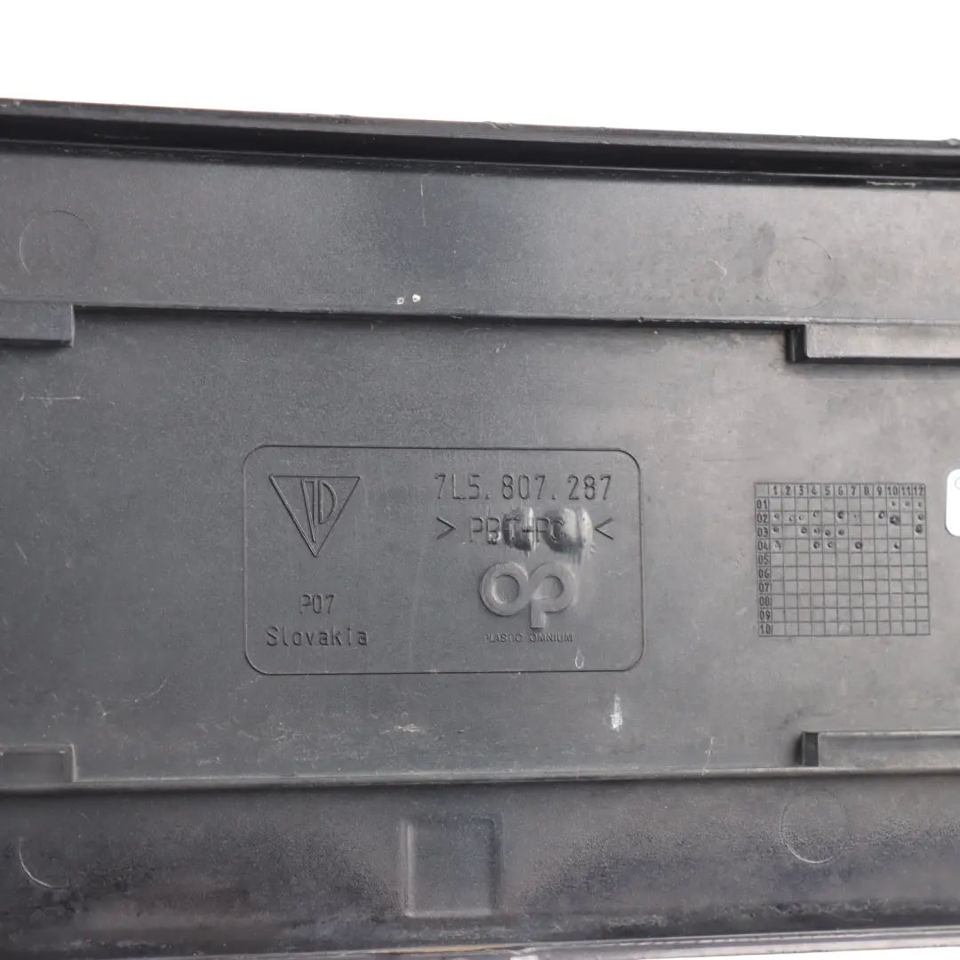Porsche Cayenne 955 957 Front Number Plater Holder - SKU 7L5807287 - Part number 7L5807287