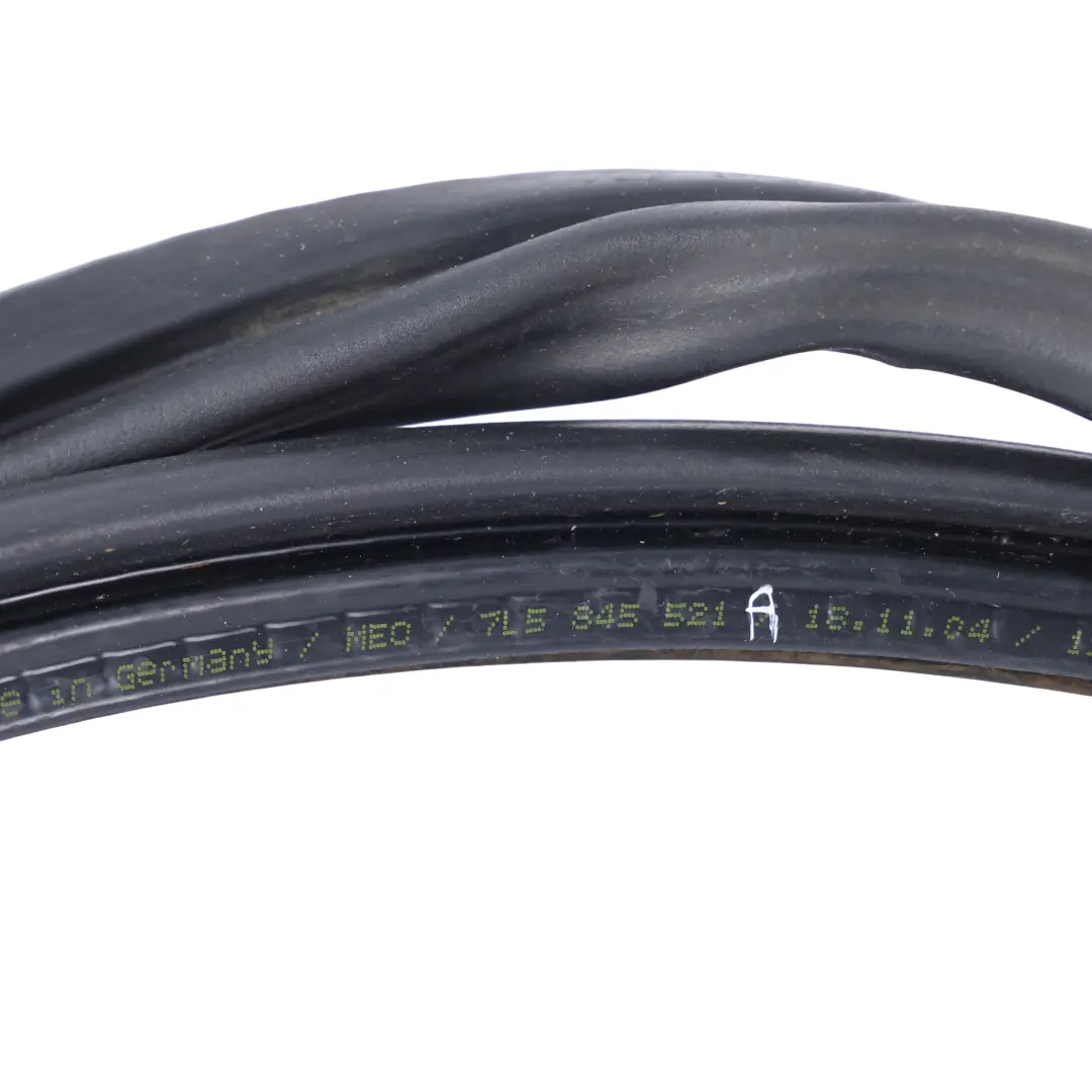 Window Seal Edge Rubber to Porsche Cayenne 955 9PA Tailgate Rear with Part number 7L5845521 Porsche Cayenne 955 9PA Tailgate Rear Window Seal Edge Rubber - SKU 7L5845521 - Part number 7L5845521