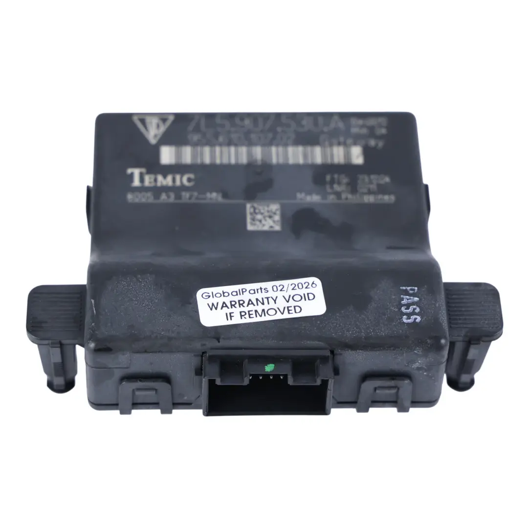 Porsche Cayenne 9PA Module Commande Passerelle Unité 3.2 V6 - SKU 7L5907530A - Numéro de pièce 7L5907530A