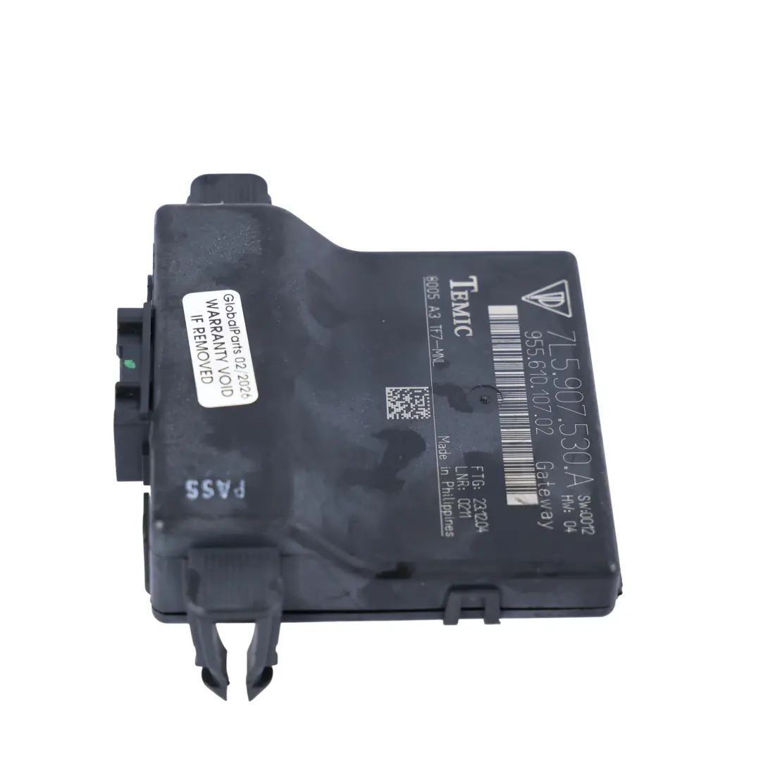 Gateway Steuer Gerät 3.2 V6 für Porsche Cayenne 9PA mit Teilenummer 7L5907530A Porsche Cayenne 9PA Gateway Steuer Gerät 3.2 V6 - SKU 7L5907530A - Teilenummer 7L5907530A
