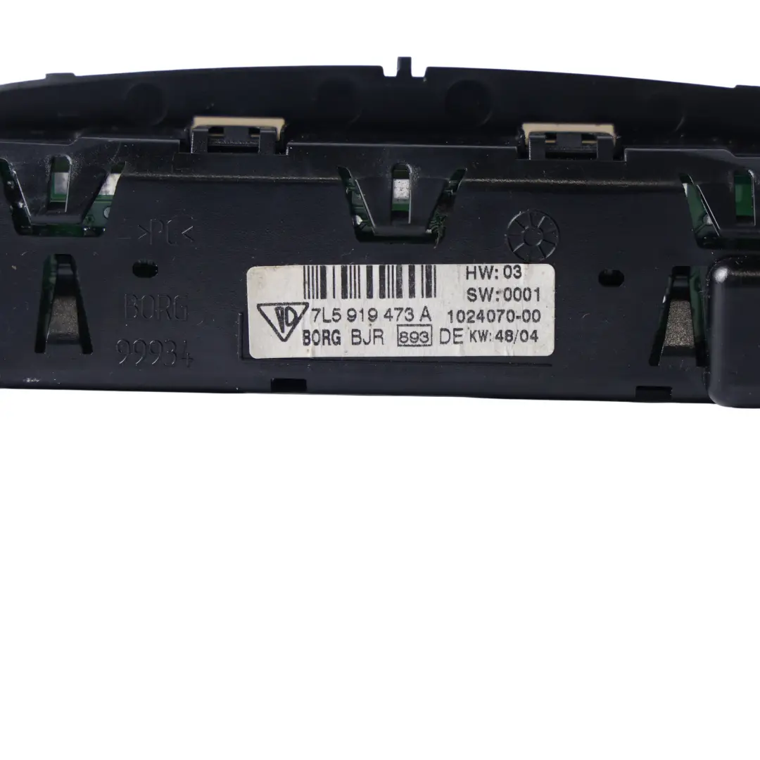 Porsche Cayenne 9PA Panel Indicador Sensor Aparcamiento - SKU 7L5919473A-1 - Número de pieza 7L5919473A