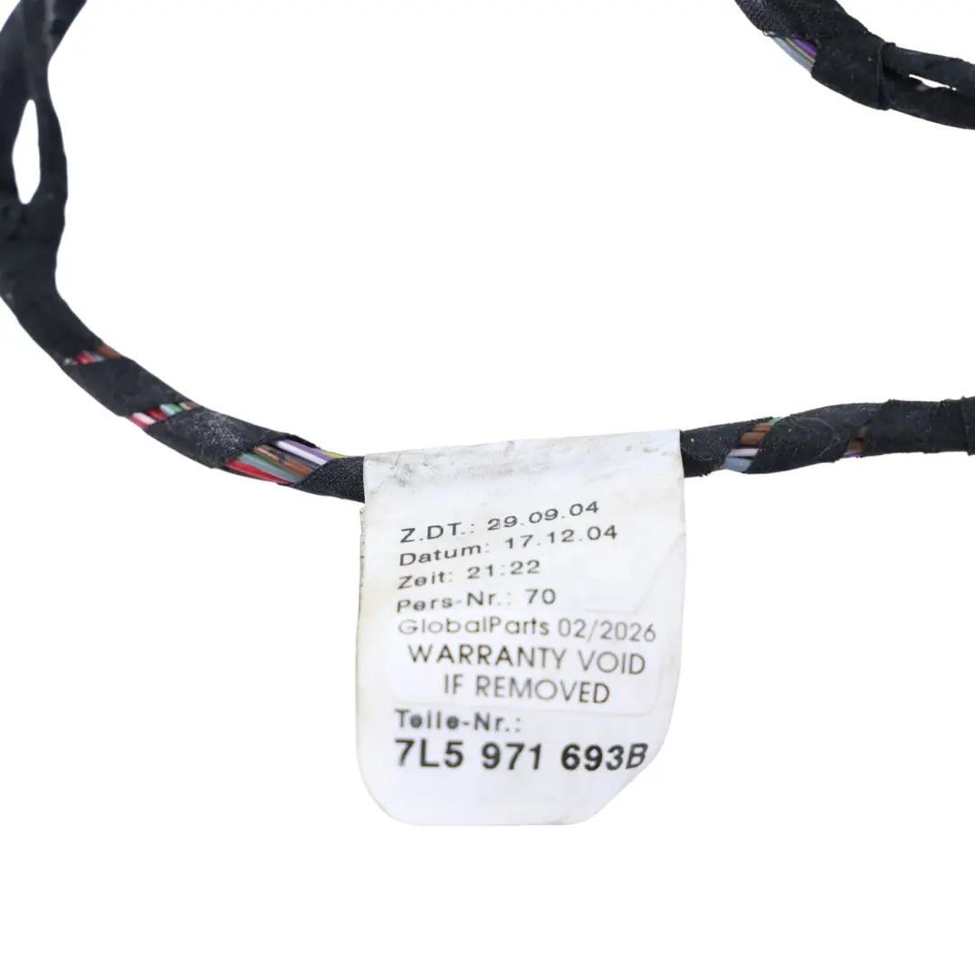 Hintere Tür Kabelbaum Kabel Links Rechts für Porsche Cayenne 9PA mit Teilenummer 7L5971693B Porsche Cayenne 9PA Hintere Tür Kabelbaum Kabel Links Rechts - SKU 7L5971693B - Teilenummer 7L5971693B