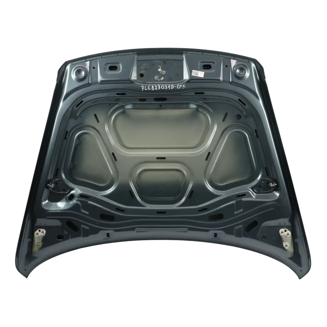 VW Volkswagen Touareg 7L Maska Pokrywa Silnika Offroad Szary Metalik - D7U - SKU 7L6823031D-OFF - Numer Części 7L6823031D