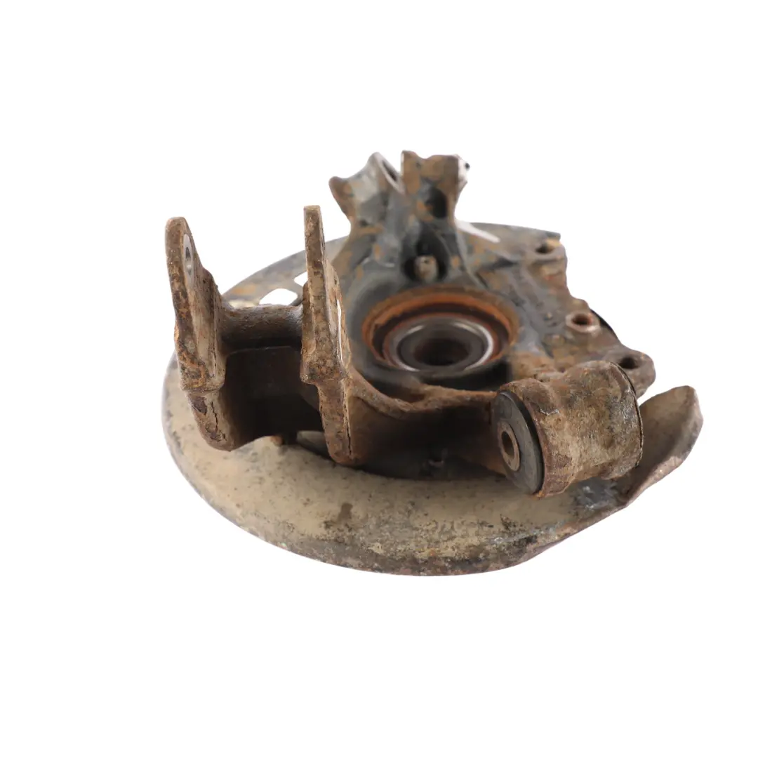 Audi Q7 4L Rear Wheel Carrier Knuckle Brake Disc Plate Left N/S - SKU 7L8505435A-3 - Part number 7L8505435A