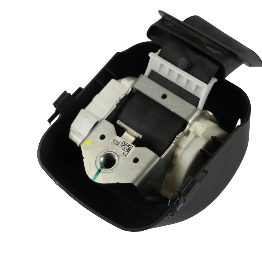 Volkswagen Jetta Mk6 A6 Rear Seat Belt Seatbelt Center Black - SKU 7N0857737A - Part number 7N0857737A