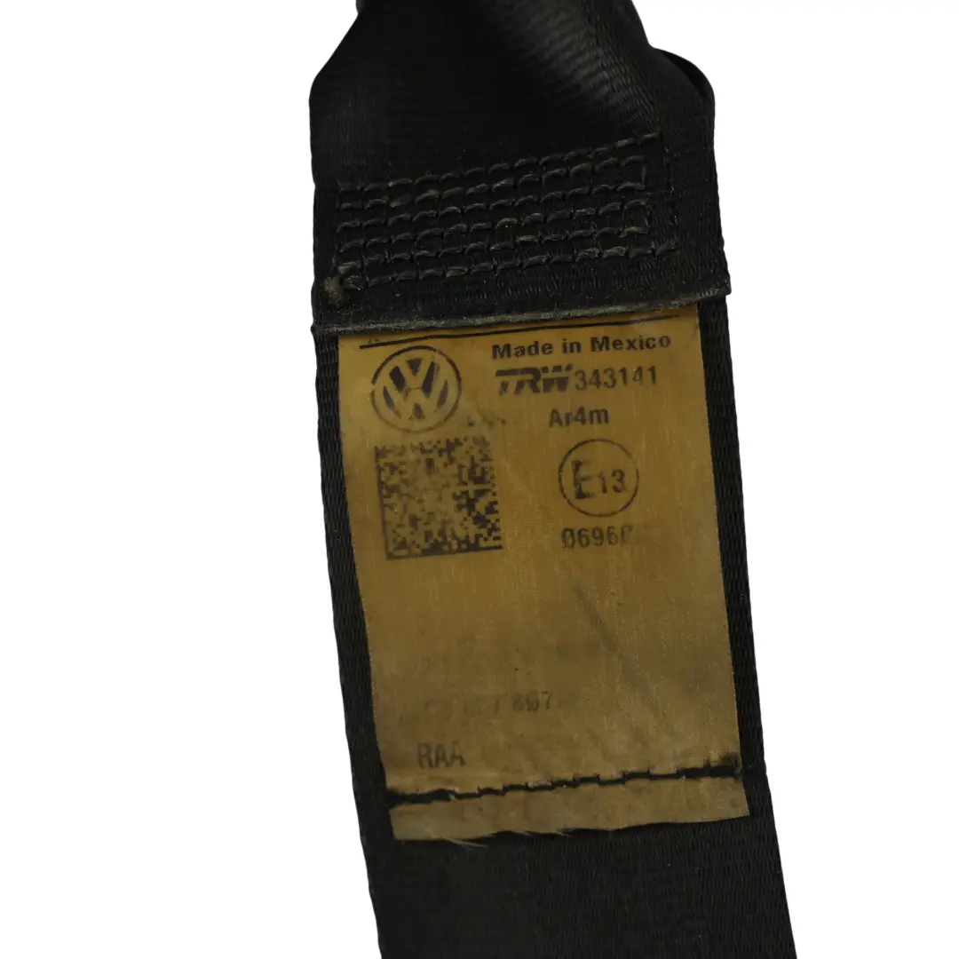 Mk6 A6 Ceinture Arrière Centrale Noire pour Volkswagen Jetta à propos du numéro de pièce 7N0857737A Volkswagen Jetta Mk6 A6 Ceinture Arrière Centrale Noire - SKU 7N0857737A - Numéro de pièce 7N0857737A