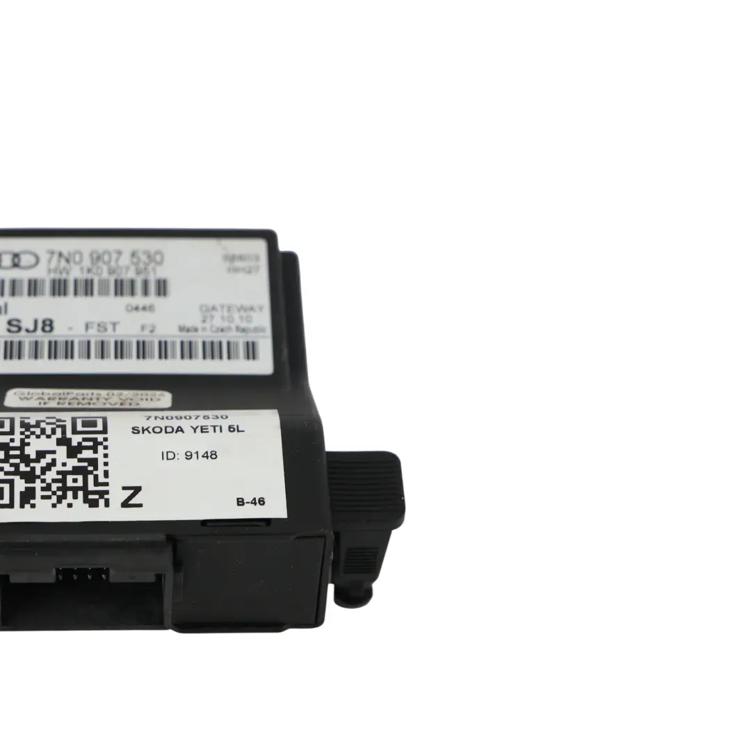 Skoda Yeti 5L Gateway Control Unit Module Unit ECU - SKU 7N0907530 - Part number 7N0907530