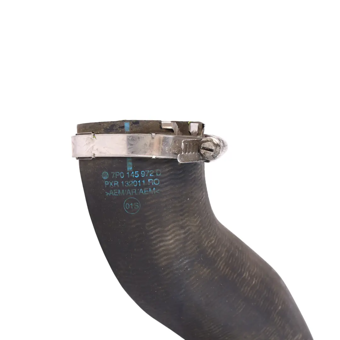 7P 3.0 TDI Lade Luft Kühler Druck Schlauch für Volkswagen Touareg mit Teilenummer 7P0145972D Volkswagen Touareg 7P 3.0 TDI Lade Luft Kühler Druck Schlauch - SKU 7P0145972D - Teilenummer 7P0145972D