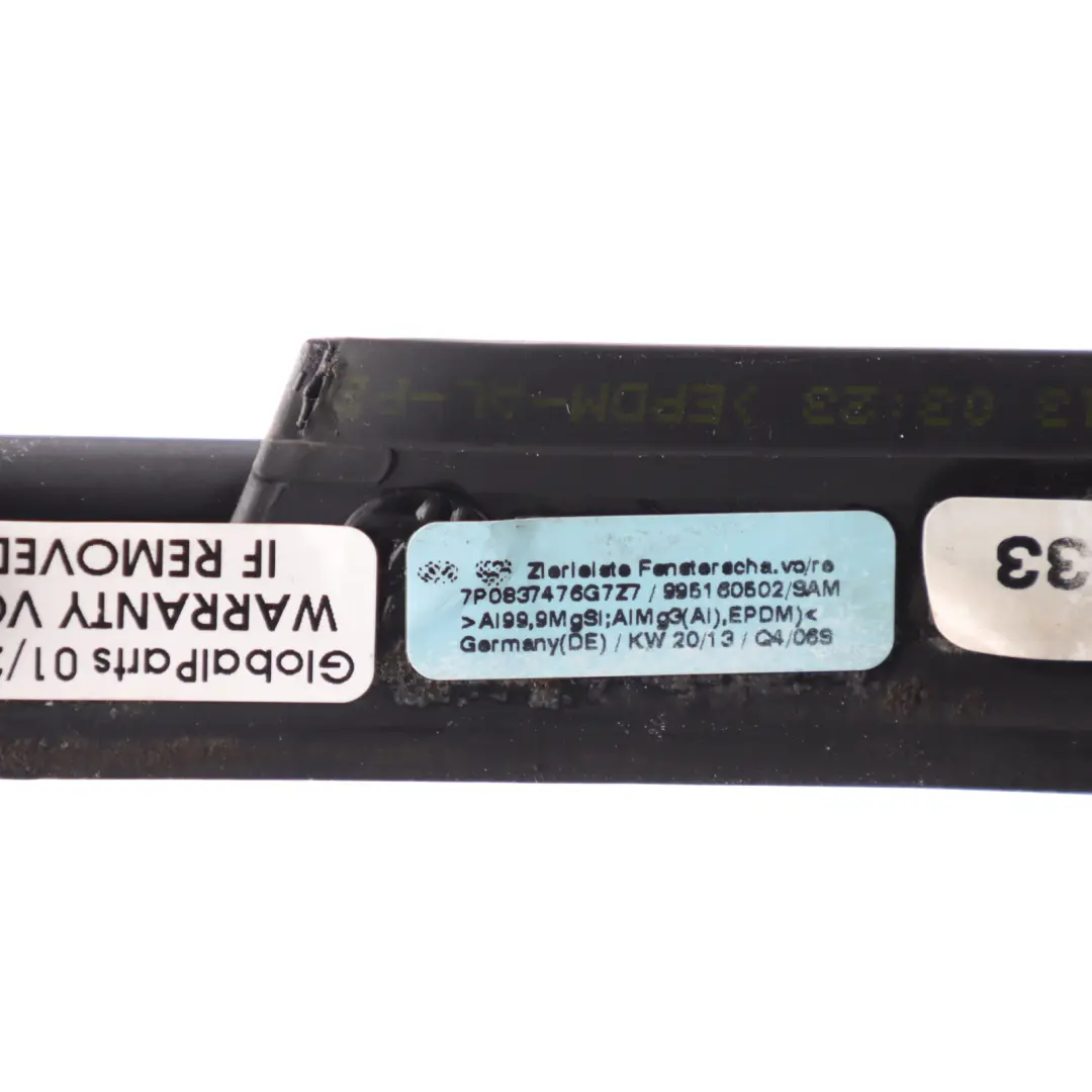 Volkswagen Touareg 7P Moldura Ventana Puerta Trasera Cromada Derecha - SKU 7P0837478F - Número de pieza 7P0837478F