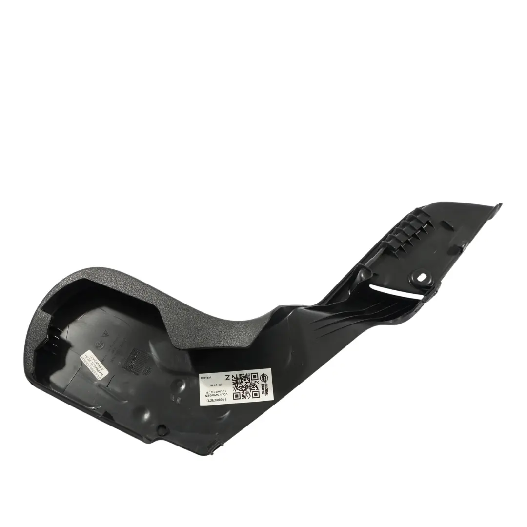 Volkswagen Touareg 7P Rück Sitz Außen Verkleidung Panel Links Schwarz - SKU 7P0885787D - Teilenummer 7P0885787D
